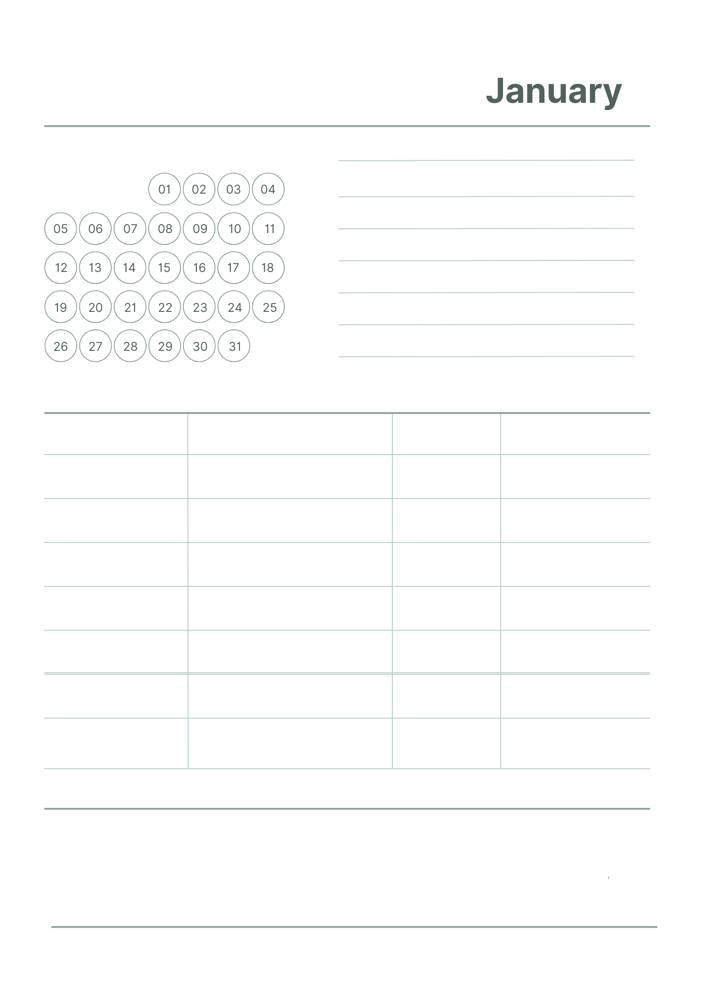 2025 Yearly Digital Life Planner | Calendar, Budget, Notes & Goals (Printable PDF)