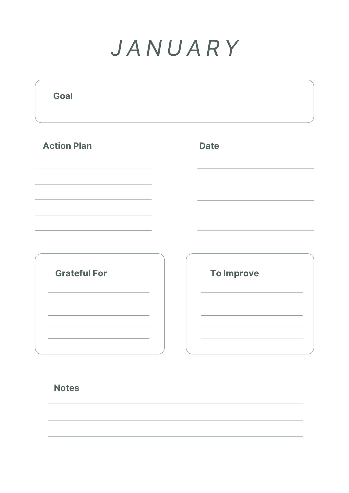 2025 Yearly Digital Life Planner | Calendar, Budget, Notes & Goals (Printable PDF)