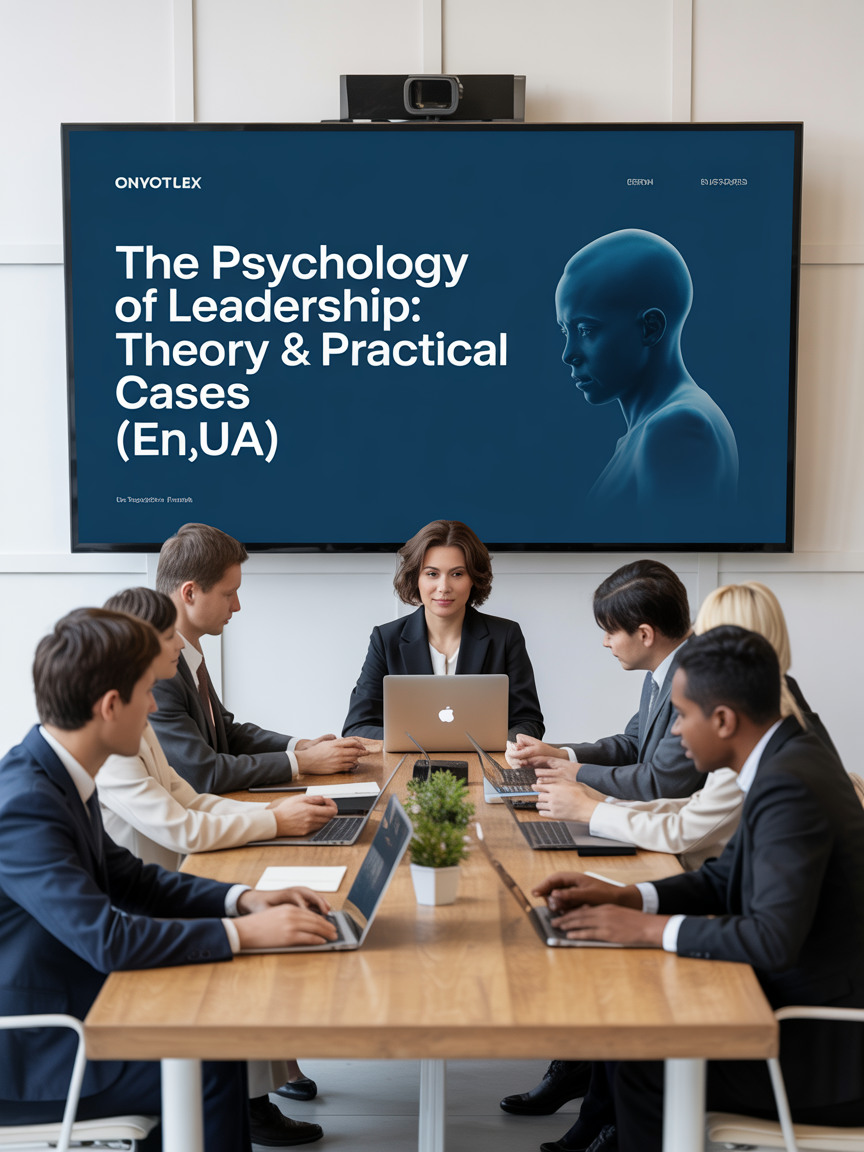 Psychology of Leadership Workbook (EN/UA) – Theory, Practical Cases & Executive Coaching Tools