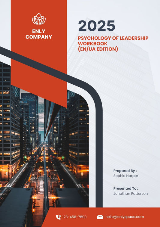 Psychology of Leadership Workbook (EN/UA) – Theory, Practical Cases & Executive Coaching Tools