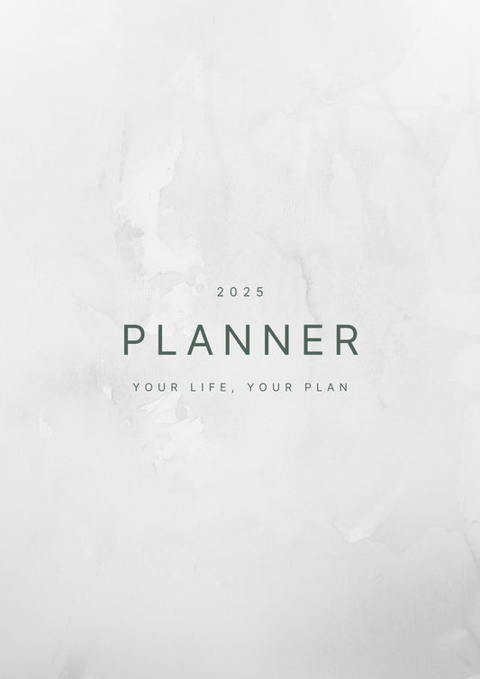 2025 Yearly Digital Life Planner | Calendar, Budget, Notes & Goals (Printable PDF)